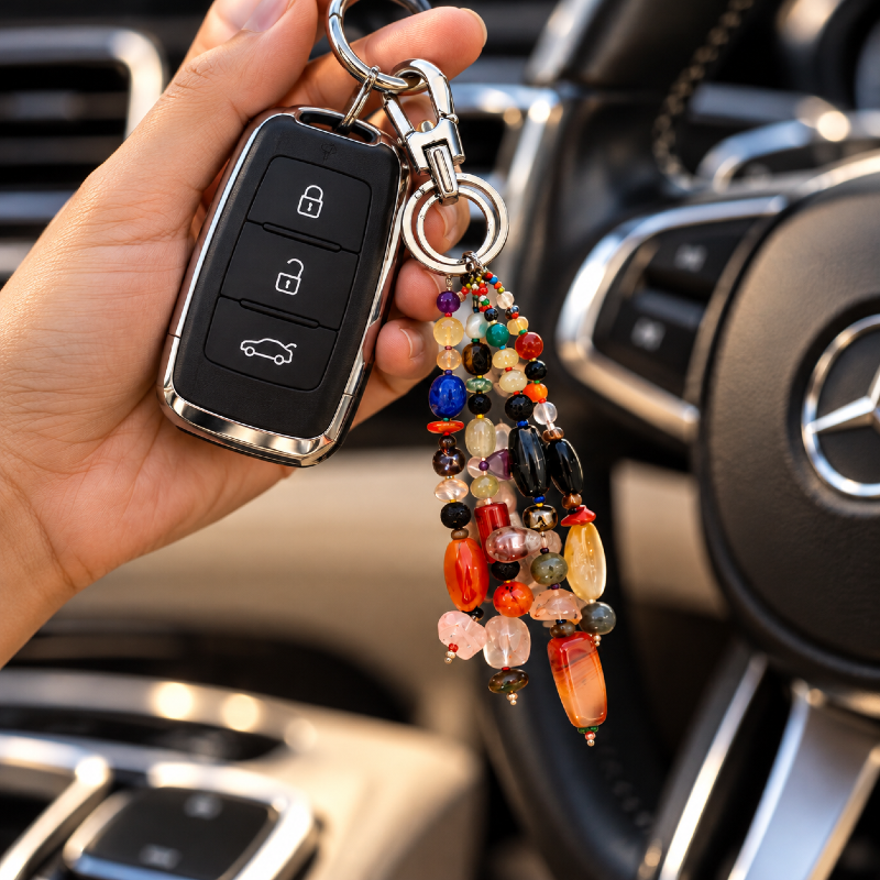 Negative Energy Protection Keychain